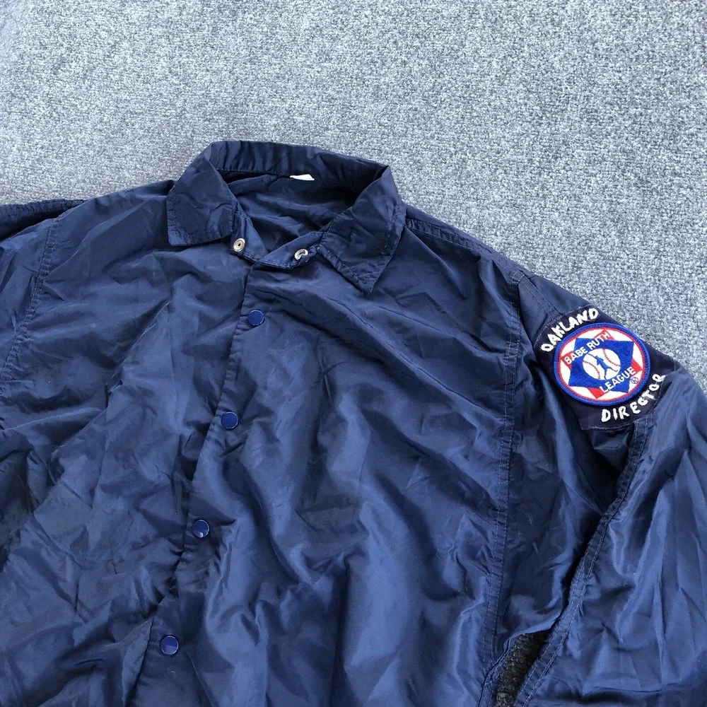 Vintage Rare Oakland Babe‎ Ruth League Director Mens Size S Windbreaker Jacket